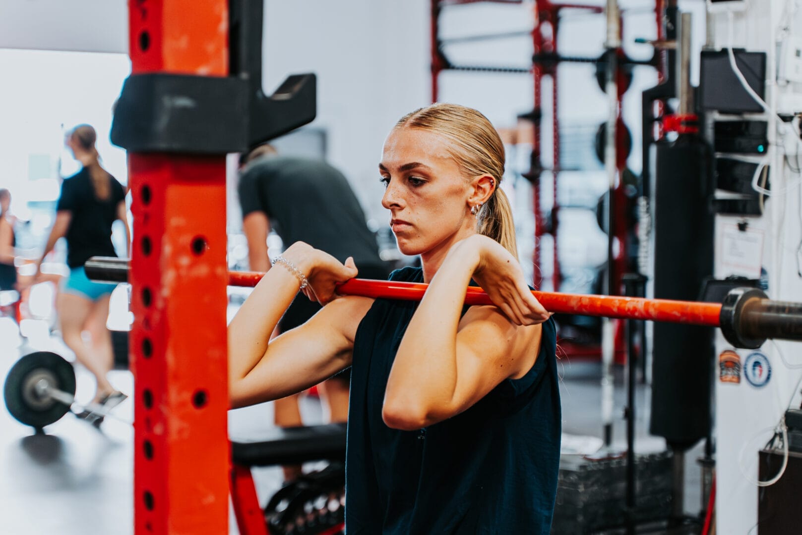 Woman strength training at IPC