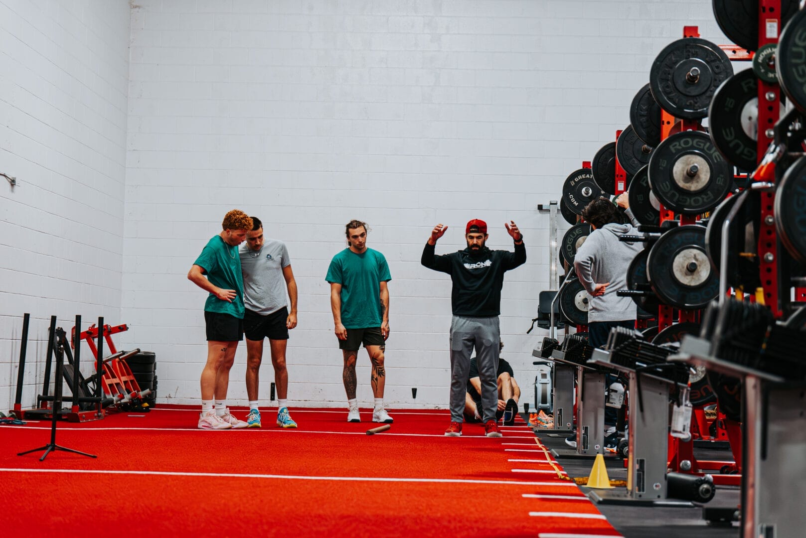 Coach Matrixx training college athletes