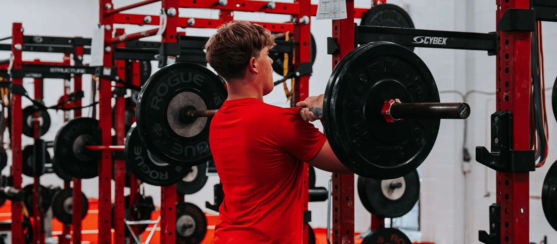 guy lifting weights at Iron Performance Center