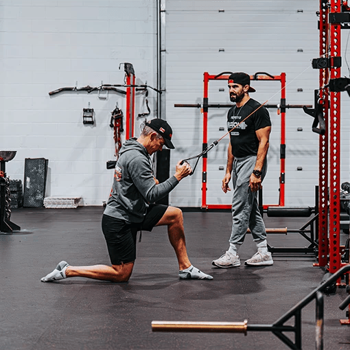 guy training at Iron Performance Center