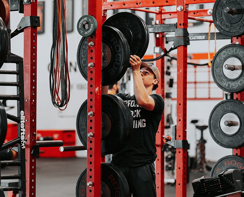 teen training with heavy weight Iron Performance Center