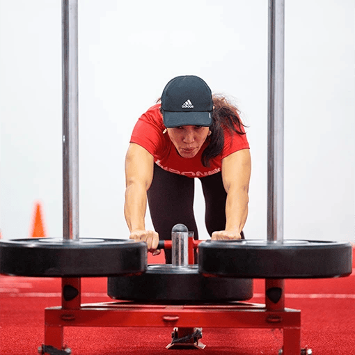 woman taking a training class at Iron Performance Center